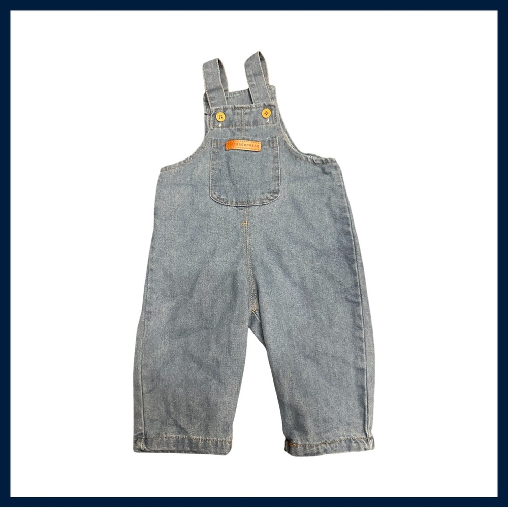 Alexander Wang Denim Overalls, Size 80 (12 months)